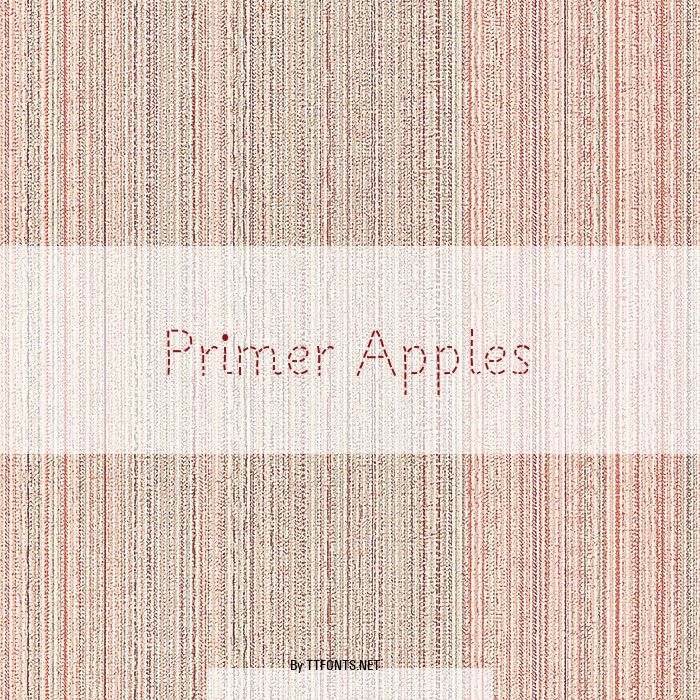 Primer Apples example